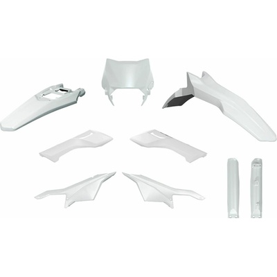RACETECH (RTECH) kompletní sada plastů SURRON ULTRA BEE 23-25 barva bílá