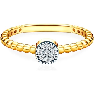 SAVICKI Пръстен: двуцветно злато. диаманти