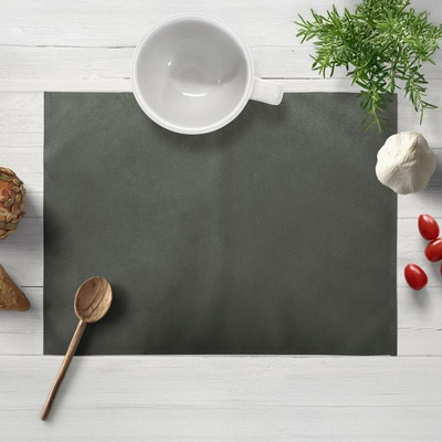 Biante Sametové prostírání Velvet Premium SVP-021 Tmavě šedozelené 35x45 cm
