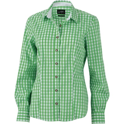 James&Nicholson kostkovaná JN637 Green