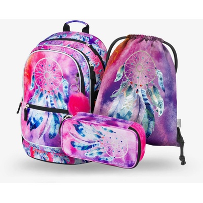 BAAGL 3 SET Core Dream Catcher: раница, моливник и чанта BAAGL BAAGL | Lilav | Момичешки | ЕДИН РАЗМЕР