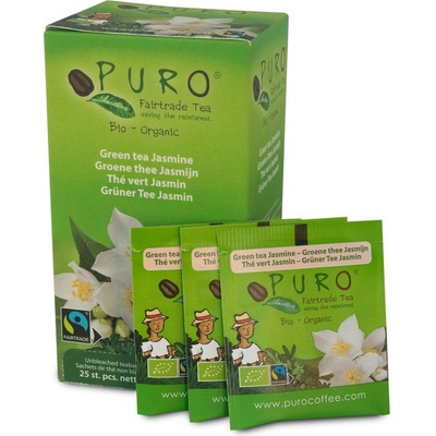 Puro čaj FT BIO Zelený Jasmínový 25 x 1,5 g