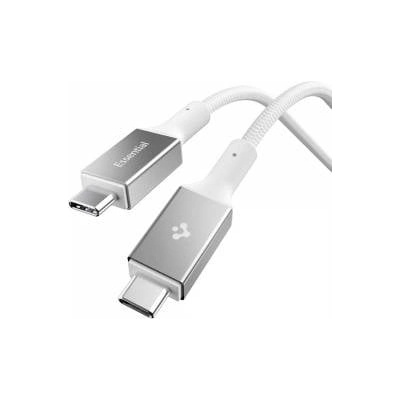 Spigen Essential USB C to USB C 100W Fabric Cable, white EB10015CC