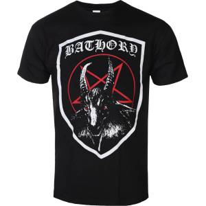 Plastic head Мъжка тениска bathory - shield - black - plastic head - ph12644
