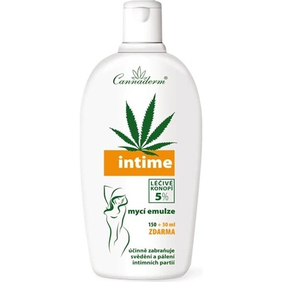 Cannaderm Intime new mycí emulze 150+50 ml zdarma