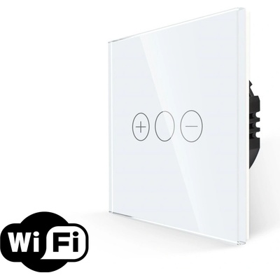 Smartvypínače Dotykový WiFi+RF stmívač, tvrzené sklo, barva K7-B