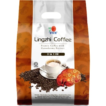 DXN ЛИНГЖИ КАФЕ 3 в 1 eУ - Ганодерма 20 сашета x 21гр (fb141)