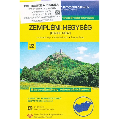 Zempléni-Hegység Észak Zemplén Mountains North TM 22