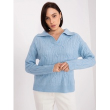 ITALY MODA svetr s límečkem at sw 2349 2.27 light blue