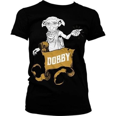 A.B. Dámské tričko Harry Potter domácí skřítek Dobby černé