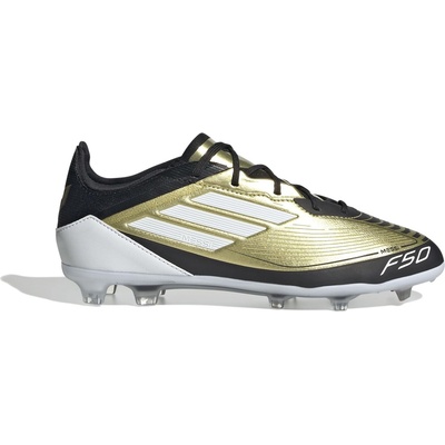 Adidas Юношески футболни бутонки Adidas F50 Elite Juniors Firm Ground Football Boots - Gold/Black