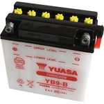 YUASA Yumicron 12V 9Ah left+ YB9-B