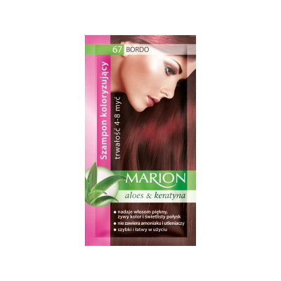 Marion Tónovací šampon - bordó č.67 - sleva ZL 7/26