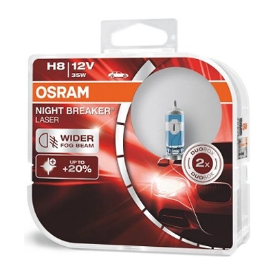 OSRAM Крушка OSRAM H8, 12V, 35W, 800lm, 2 броя