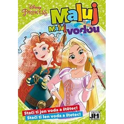 Jiri Models Omaľovánka A5 Maľuj vodou Disney Princezné RP832197