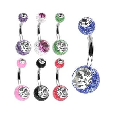 Šperky4U piercing do pupíku banánek BA01072-KC
