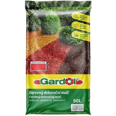 Gardol Dekorační mulč červený 50 l – Zboží Dáma