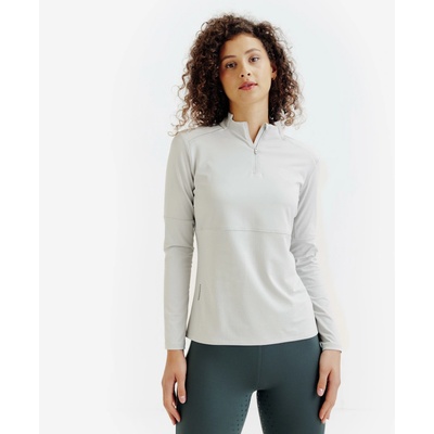 FOUGANZA Dámské jezdecké polo tričko s dlouhým rukávem a UV ochranou – Zboží Dáma