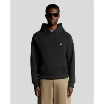 Lyle & Scott Суичър Lyle and Scott Diagonal Weave Hoodie - Black