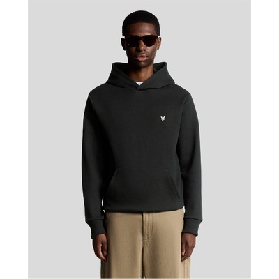 Lyle & Scott Суичър Lyle and Scott Diagonal Weave Hoodie - Black