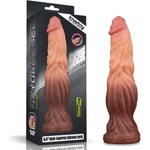 Lovetoy Dual Layered Platinum Silicone Nature Cock 9.5