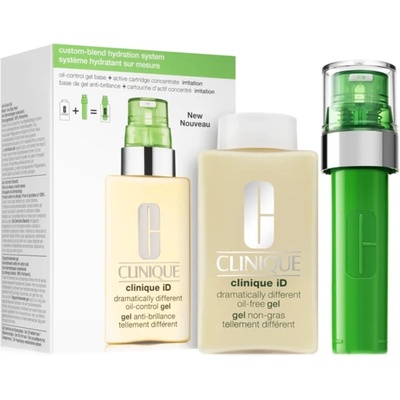 Clinique ID Dramatically Different Oil-Control + Active Cartridge Concentrate for Irritation комплект с гел за лице за мазна кожа 115 мл за жени 1 бр