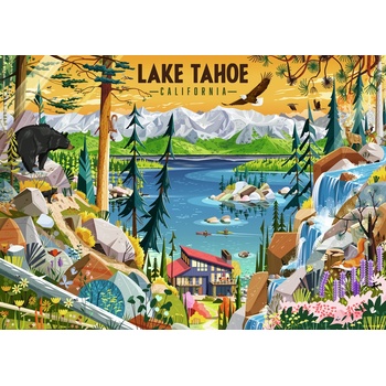 Ravensburger - Puzzle Lake Tahoe - 1 000 piese