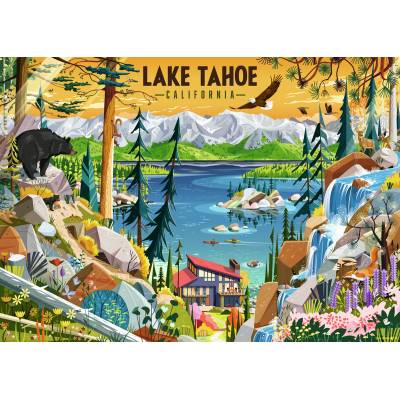 Ravensburger - Puzzle Lake Tahoe - 1 000 piese
