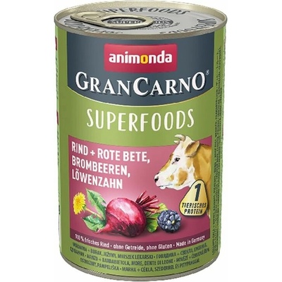 Animonda Gran Carno Superfoods Adult hovězí a červená řepa 800 g