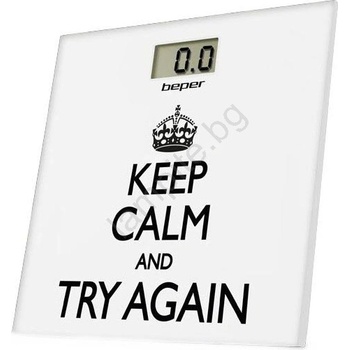 Beper - Електронна везна за тяло с LCD дисплей, 1xCR2032 (BZ0090)