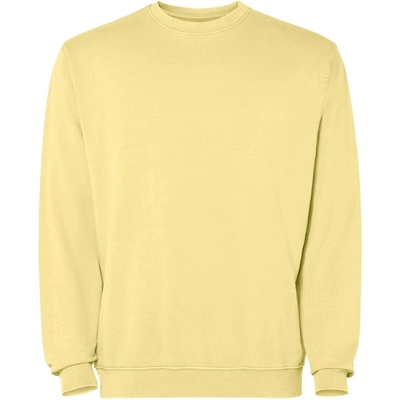 Jaya unisex sveter s okrúhlym výstrihom crewneck žltá
