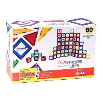 PLAYMAGS PML170 Magnetická stavebnice sada 80 KS