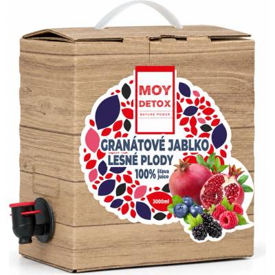 Moy Džús Granátové jablko Lesné plody 100% šťava 3 l