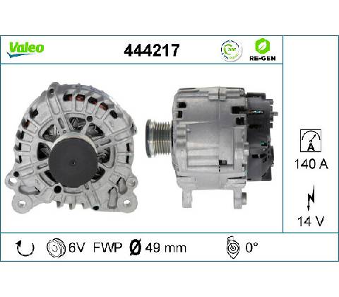 Alternátor VALEO 444217