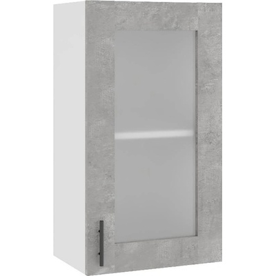 Горен кухненски шкаф Glamour B-40 с витрина