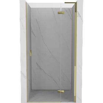 Mexen Mist-H L душ врата с панти, десни 75 см, прозрачни, златисти - 8A5L-075-000-50-00-P (8A5L-075-000-50-00-P)