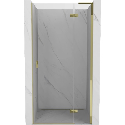 Mexen Mist-H L душ врата с панти, десни 75 см, прозрачни, златисти - 8A5L-075-000-50-00-P (8A5L-075-000-50-00-P)