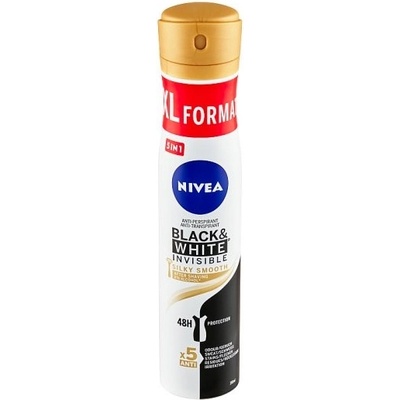 Nivea Black & White Invisible Silky Smooth deospray 200 ml