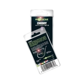 KORDA Choddy micro barbed vel.4 10 ks