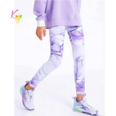 Kugo Dívčí funkční legíny SL3560 růžové modré