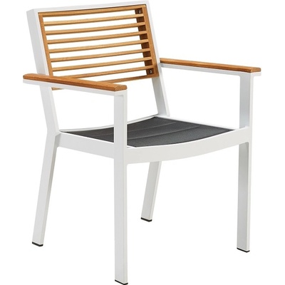 Higold Zahradní jídelní židle York Dining Arm Chair White/Black