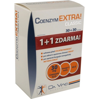 DaVinci Coenzym Extra Classic 30 mg 30 tablet