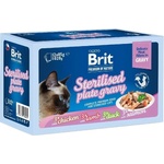 Brit Premium Delicate Fillets in gravy Family Plate sterilised 12x85 g