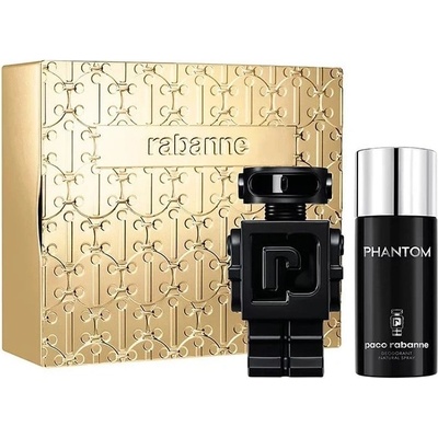 Paco Rabanne Phantom Parfum Подаръчен комплект за мъже Размер Parfum 100 ml + Parfum 10 ml