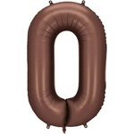 Party Deco Фолиев Балон - Цифра, 86 см, Мока - 0 (fb1s-0-494)