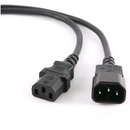 Kabel C-TECH síťový, prodlužovací, 3m VDE 220/230V napájecí (CB-PWRC14-3)