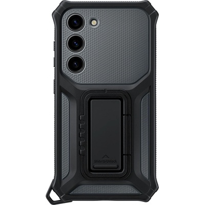 Samsung Оригинален гръб Samsung Protective Standing Cover за Samsung Galaxy S23 Plus - Тъмно сив, EF-RS916CBE (8806094902020)