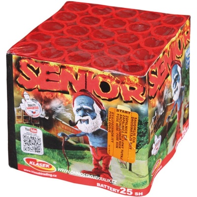 Kompaktní ohňostroj Senior 25 ran 20 mm
