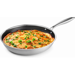 bratmaxx Тиган от неръждаема стомана с незалепващо покритие 20cm 54645 (DS16468)