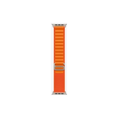 Apple Watch 49mm Band: Orange Alpine Loop - Large (mqe13zm/a)